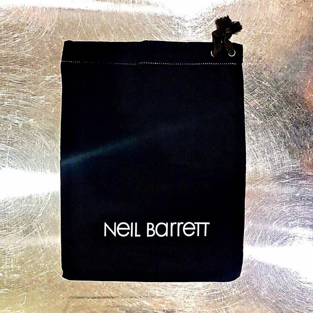 Neil Barrett New Drawstring Dust Bag Shoes Dustbag